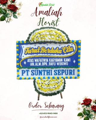 Papan Bunga Duka di Widodomartani