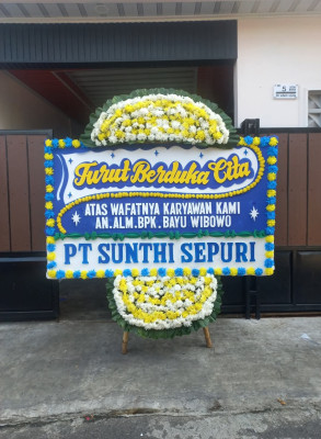 Papan Bunga Duka di Widodomartani
